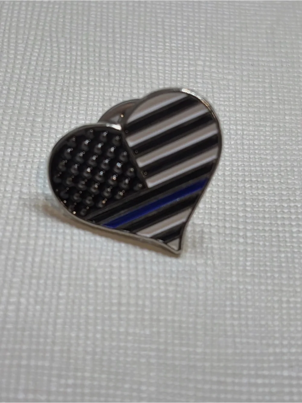 Thin Blue Line Label Pin